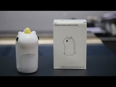 Mini Smart Unicorn Silicone Night Light Alarm Clock Supporto Dimmer Disegni personalizzati