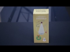 Luce notturna per albero di Natale ecologica personalizzata con controllo tattile e funzione musicale